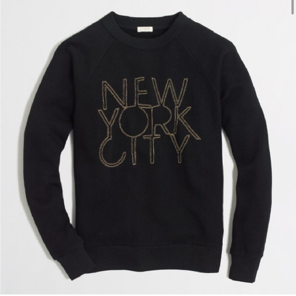 J Crew Factory New York City Graphic Sweatshirt